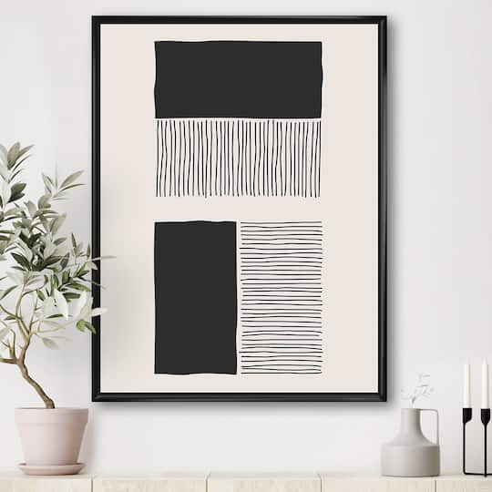Designart - Minimal Geometric Lines And Squares VII